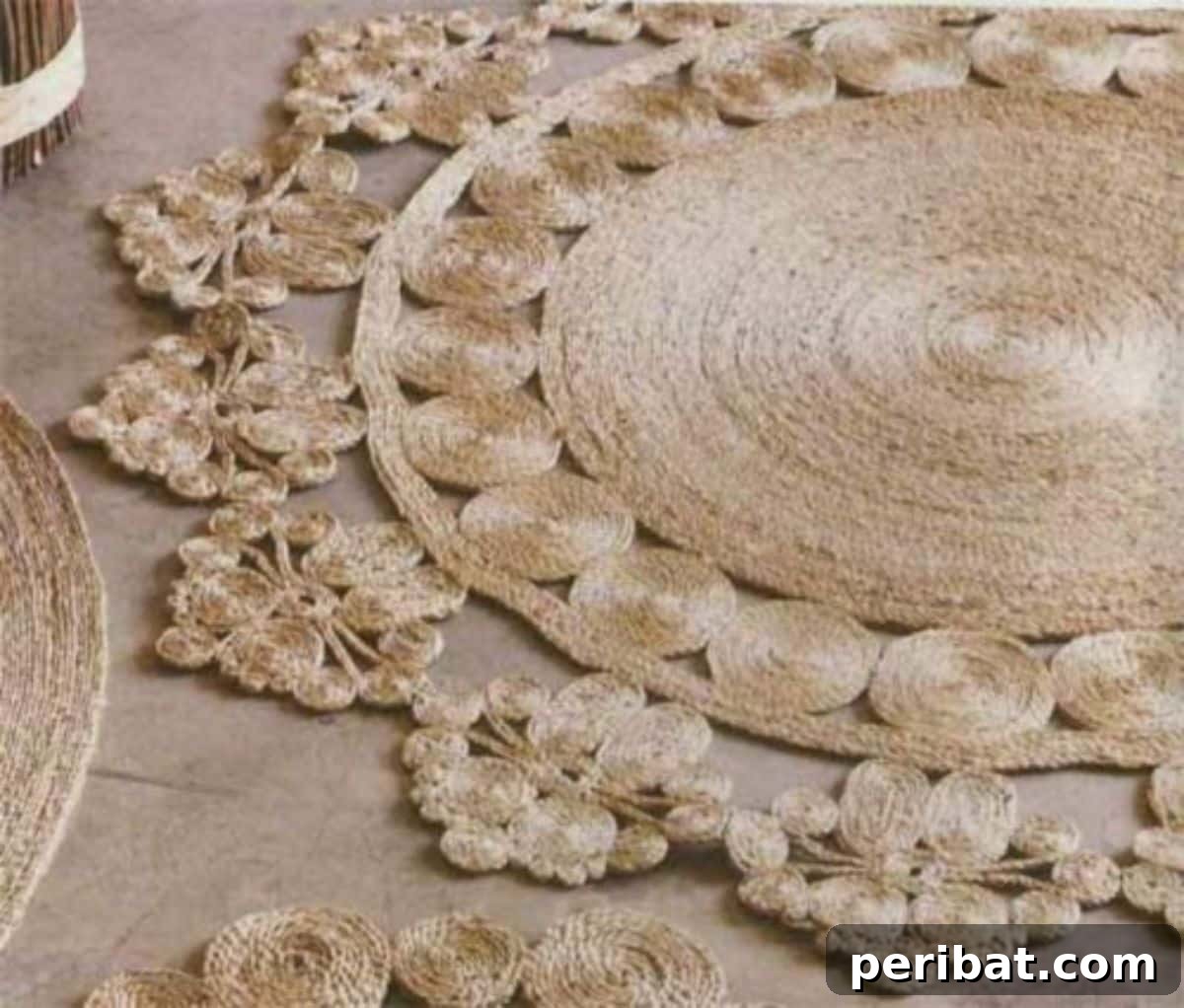 Charming Rustic Kitchens: DIY Decor and Craft Projects 68 DIY Rustic Rug Of Jute Or Sisal Rope