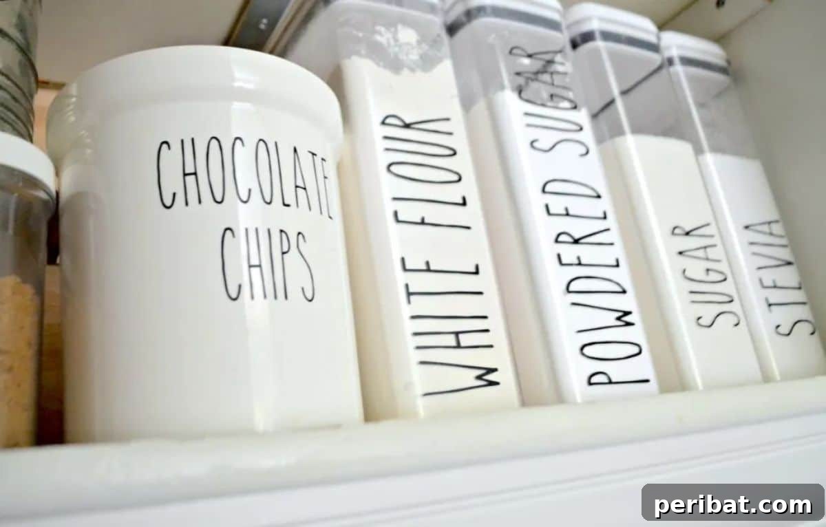 Charming Rustic Kitchens: DIY Decor and Craft Projects 8 Easy DIY Rae Dunn Inspired Pantry Labels