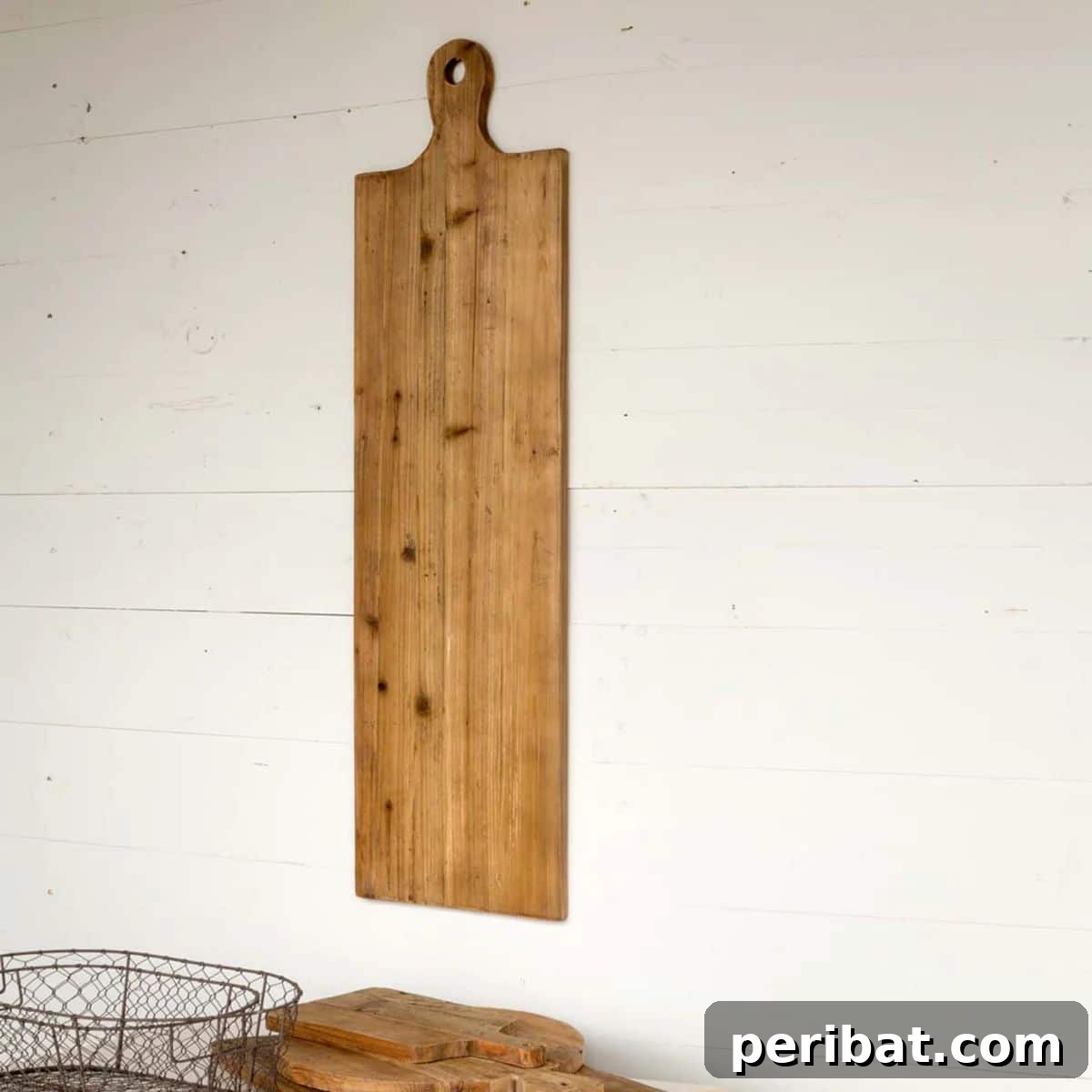 Charming Rustic Kitchens: DIY Decor and Craft Projects 71 Large Bread Board