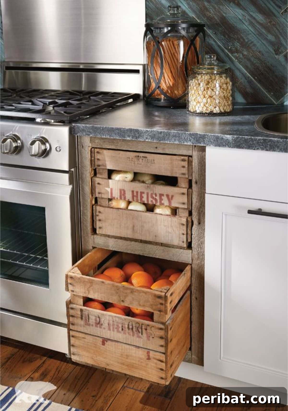 Charming Rustic Kitchens: DIY Decor and Craft Projects 76 Vintage Porcelain Tub Sink