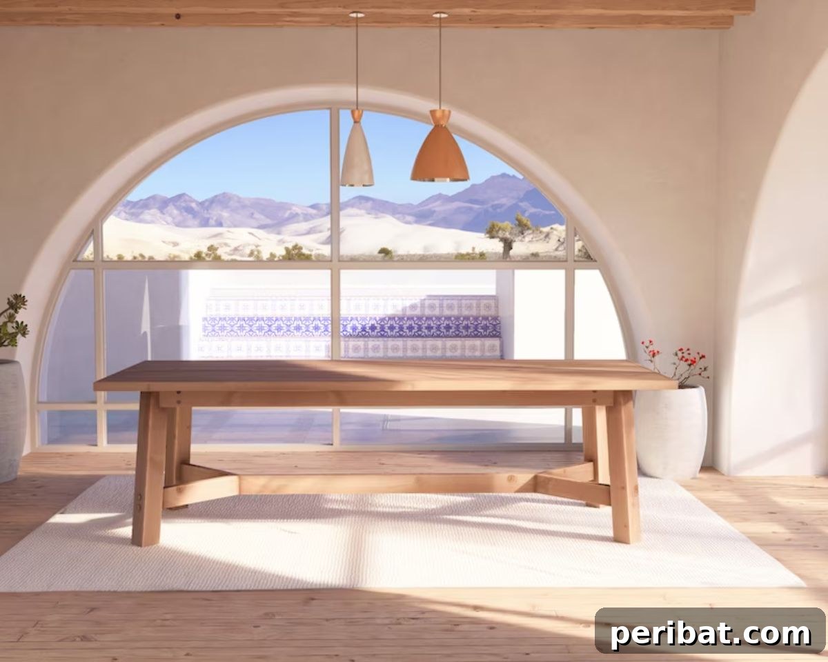 Charming Rustic Kitchens: DIY Decor and Craft Projects 77 DIY Rustic Dining Table Plan