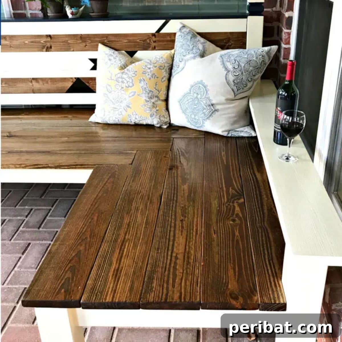Charming Rustic Kitchens: DIY Decor and Craft Projects 78 DIY Outdoor Kitchen Corner Bench Build