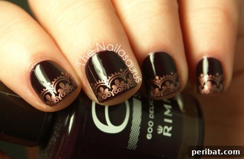 Lacey copper tips