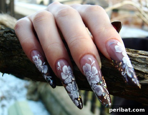 Amazing translucent floral designs