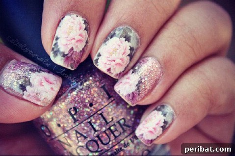 Sparkly roses