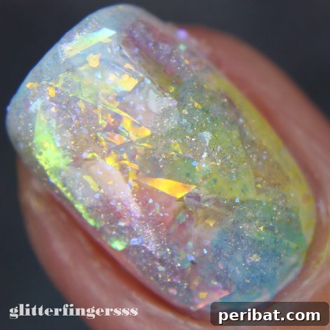 Stunning opal nail tutorial