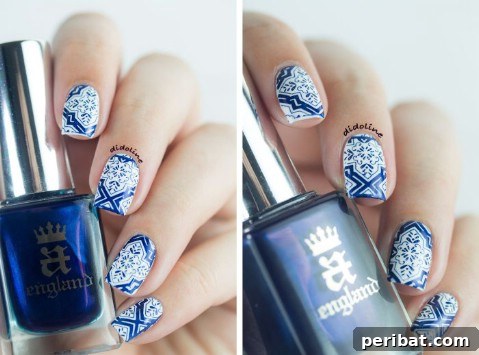 Oriental tile nails