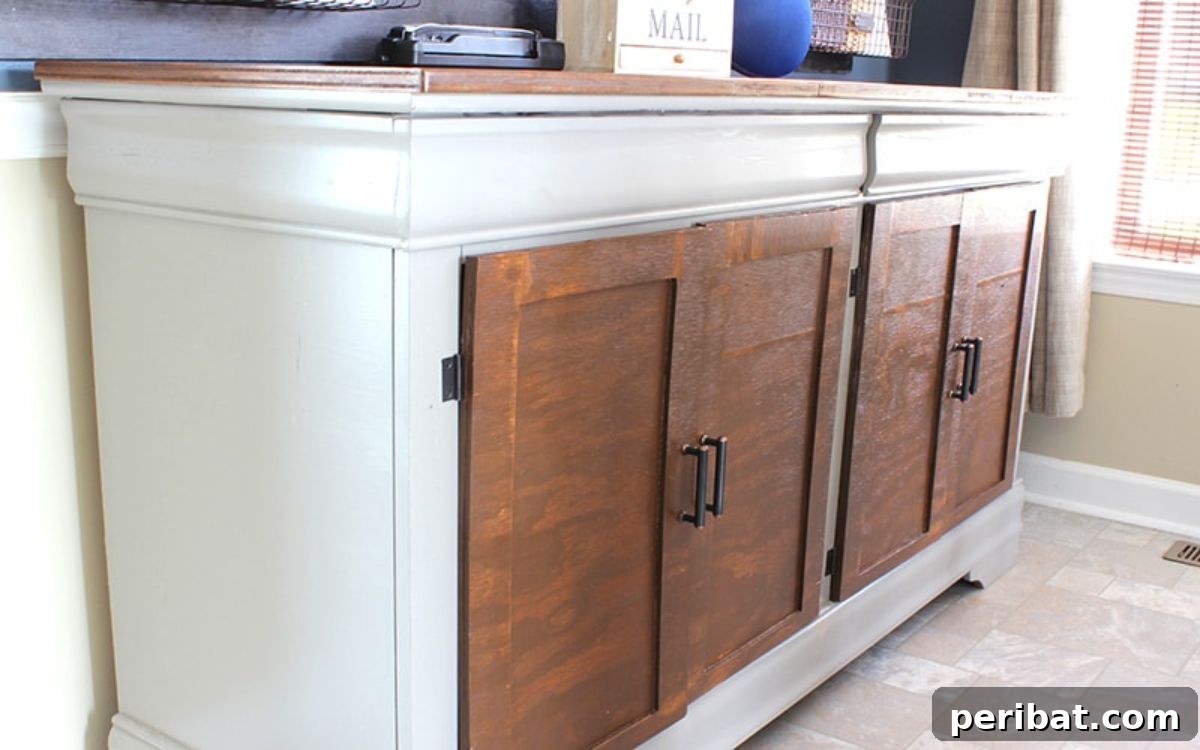 Dresser Reimagined 39 Stunning Upcycling Projects 12 Upcycle a Hand-Me-Down Dresser to a Beautiful Buffet