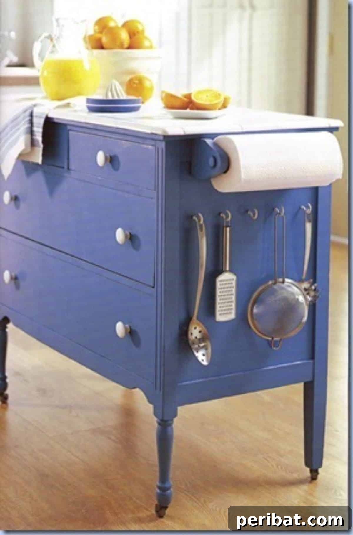 Dresser Reimagined 39 Stunning Upcycling Projects 14 Dresser Turned Kitchen Island