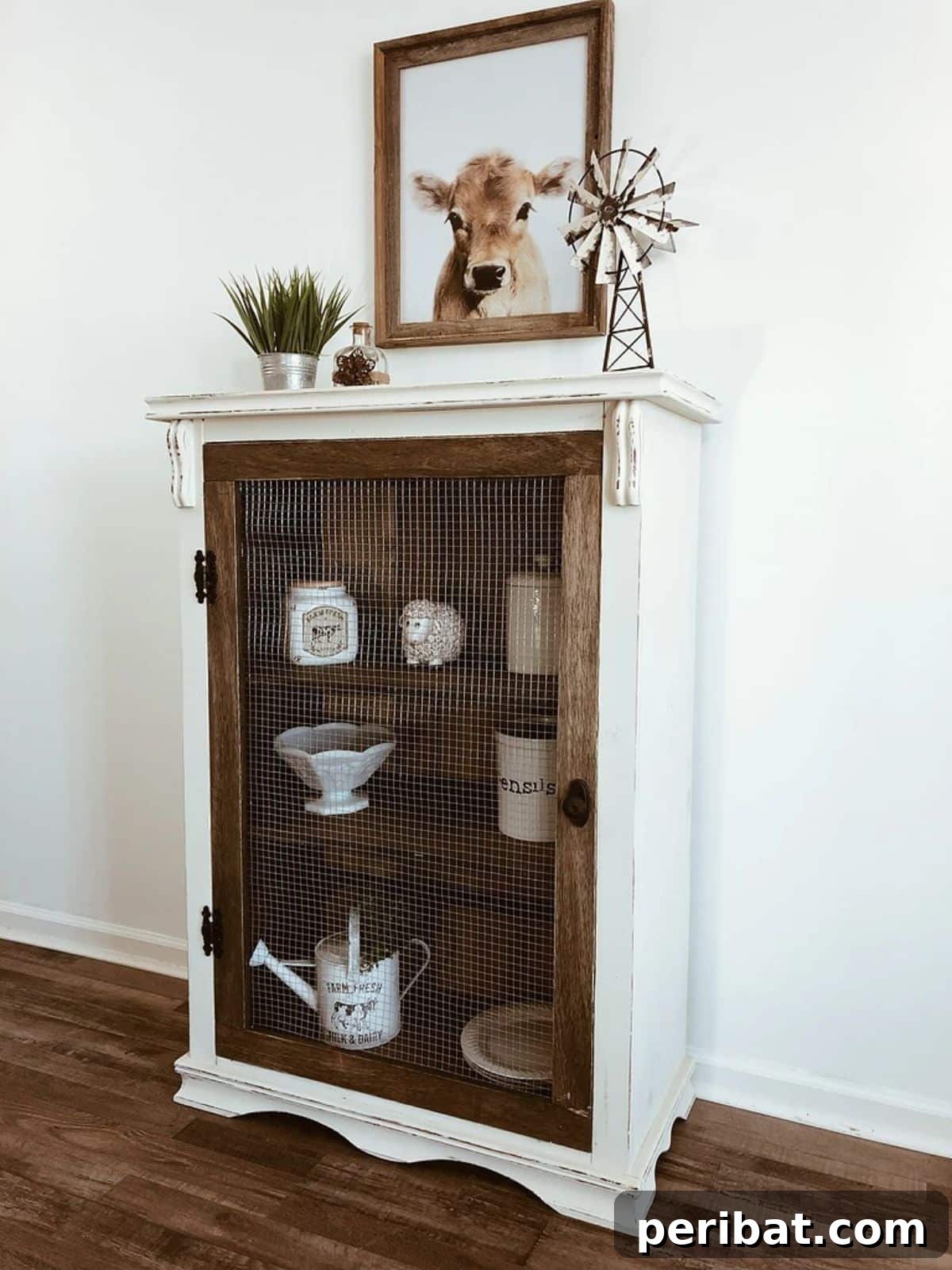 Dresser Reimagined 39 Stunning Upcycling Projects 25 Outdated Tall Dresser Repurposed Into Farmhouse Pantry