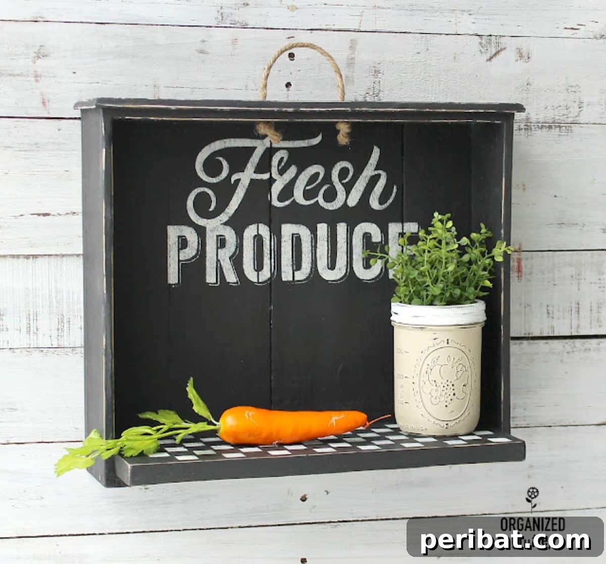 Dresser Reimagined 39 Stunning Upcycling Projects 27 Repurpose Drawer Shelf Into Kitchen Hanger