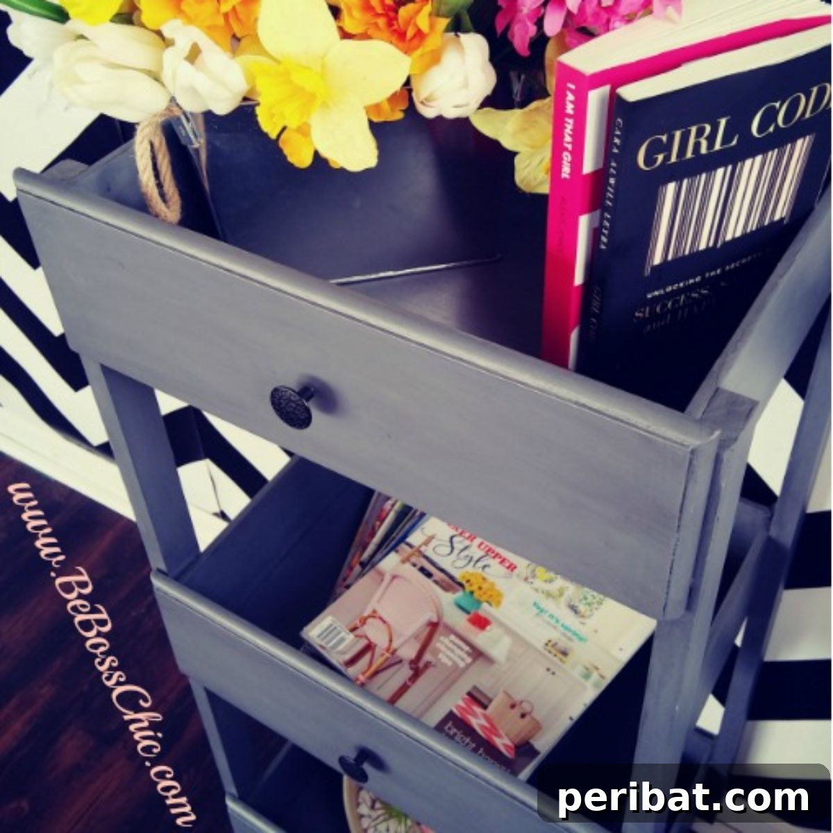 Dresser Reimagined 39 Stunning Upcycling Projects 30 Diy 3 Tiered Chíc Rolling Cart