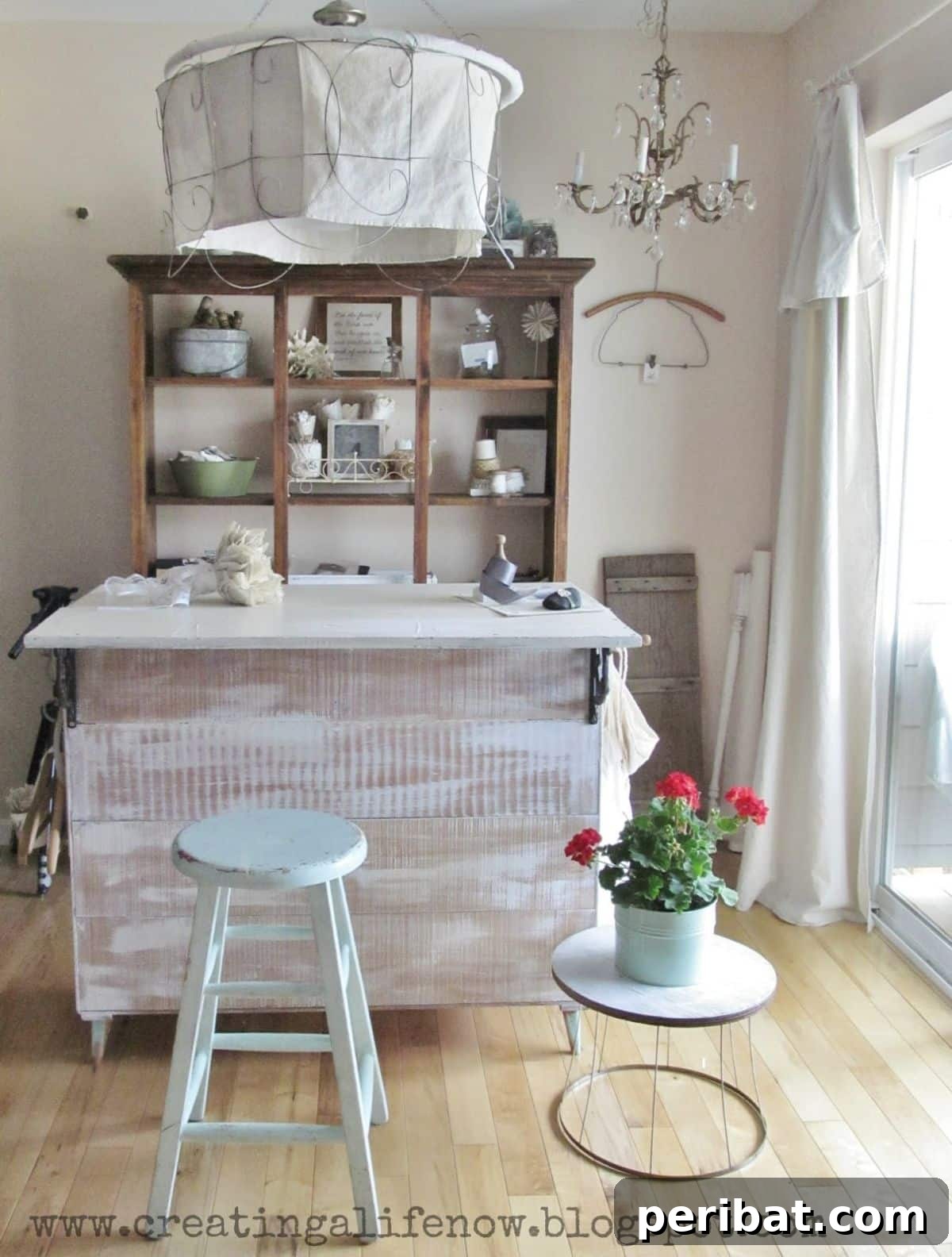 Dresser Reimagined 39 Stunning Upcycling Projects 36 Craft Table