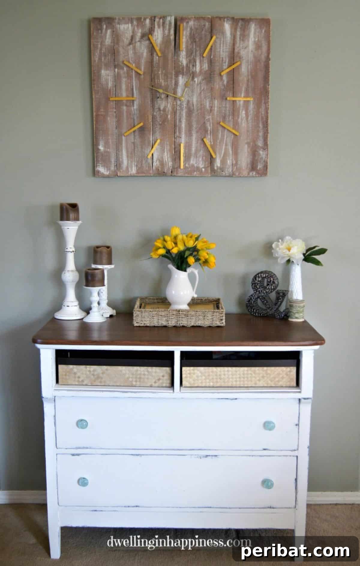 Dresser Reimagined 39 Stunning Upcycling Projects 39 Entryway Table