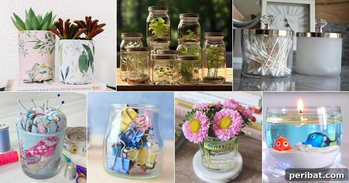 36 Genius Ideas for Repurposing Candle and Mini Jars 2 36 Projects to Repurpose Candle Jars facebook image.