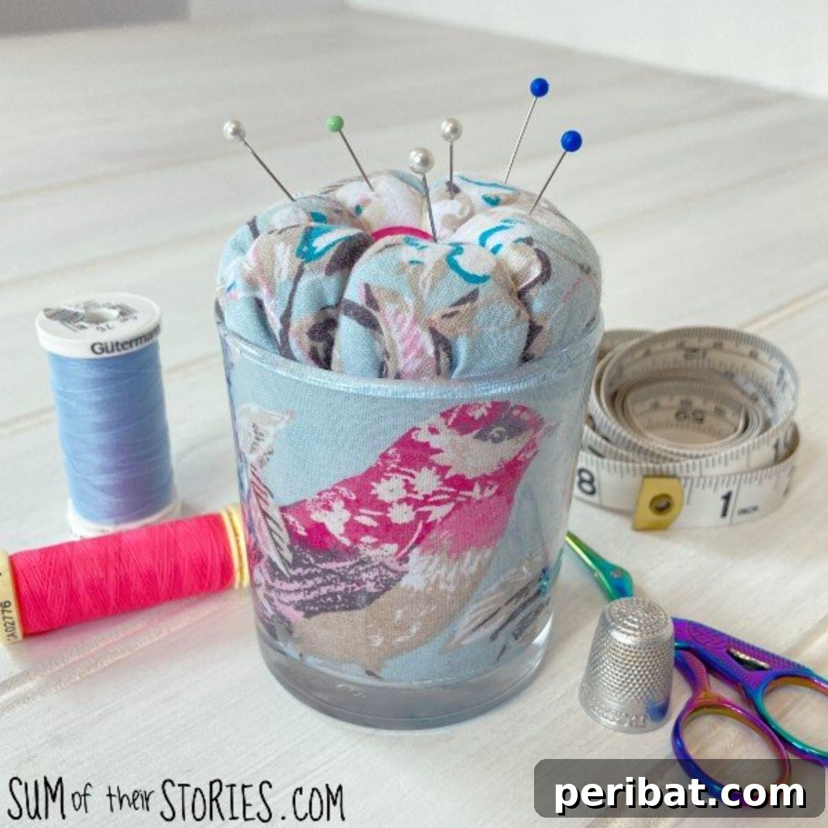 36 Genius Ideas for Repurposing Candle and Mini Jars 17 Upcycle a Candle Jar Into a Cute Pincushion