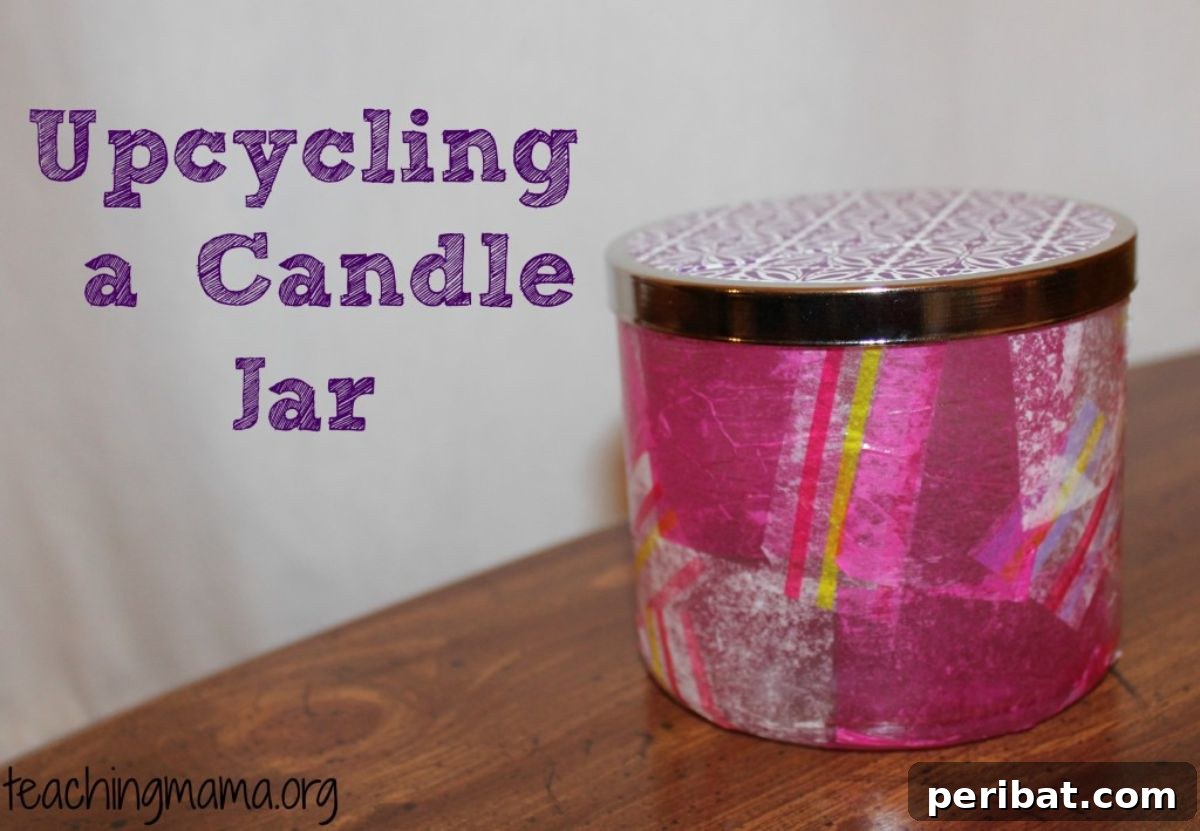 36 Genius Ideas for Repurposing Candle and Mini Jars 38 Upcycling a Candle Jar into A Beautiful Coin Jar