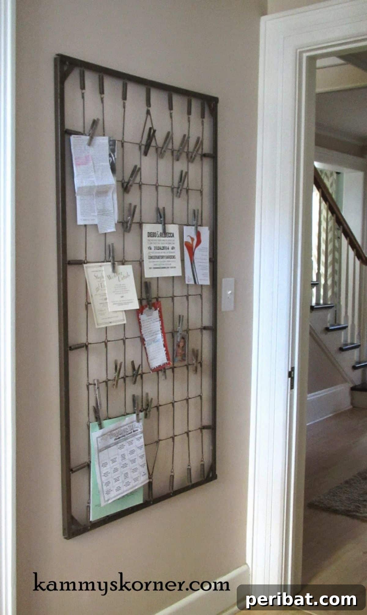 Cribs Reimagined 37 Clever Upcycling Ideas 3 DIY crib spring message board for notes and photos