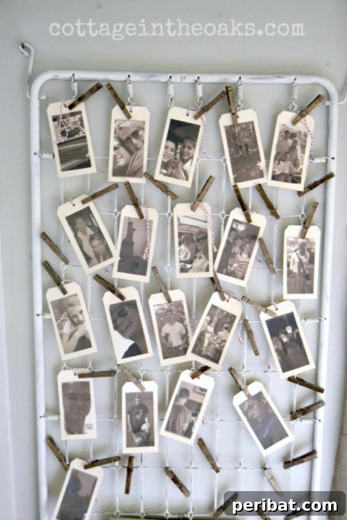 Cribs Reimagined 37 Clever Upcycling Ideas 32 Crib springs repurposed for a unique picture display