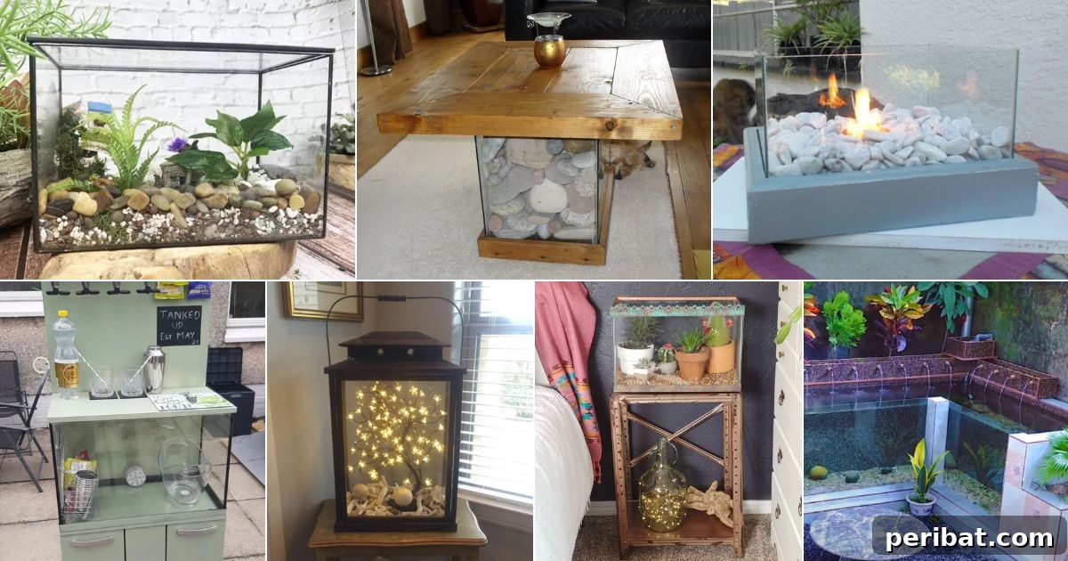 35 Creative Ways to Repurpose Old Fish Tanks for Your Home and Garden