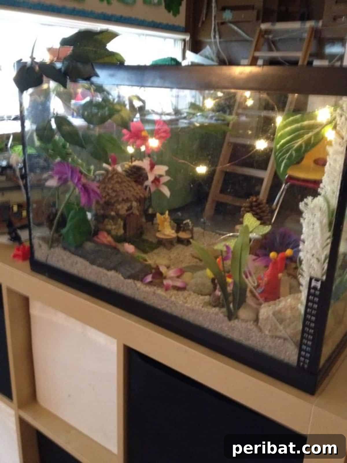 Fairy Garden from old fish tank.