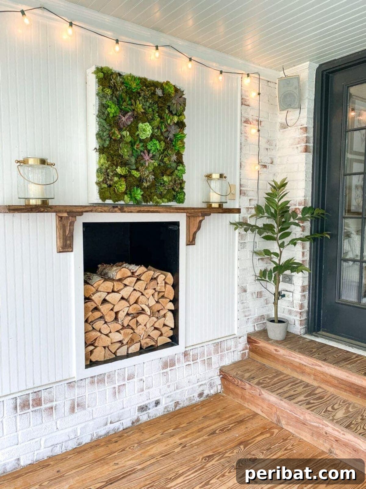Wood Scraps Vertical Wall Planter