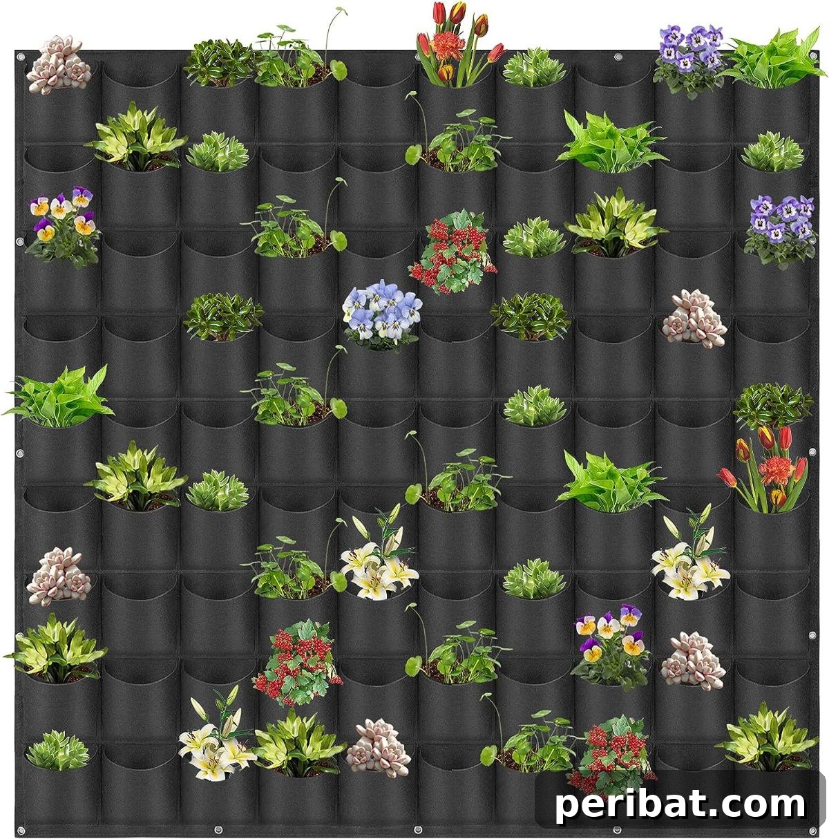 Hanging Plant Grow Bags With 90 Pockets