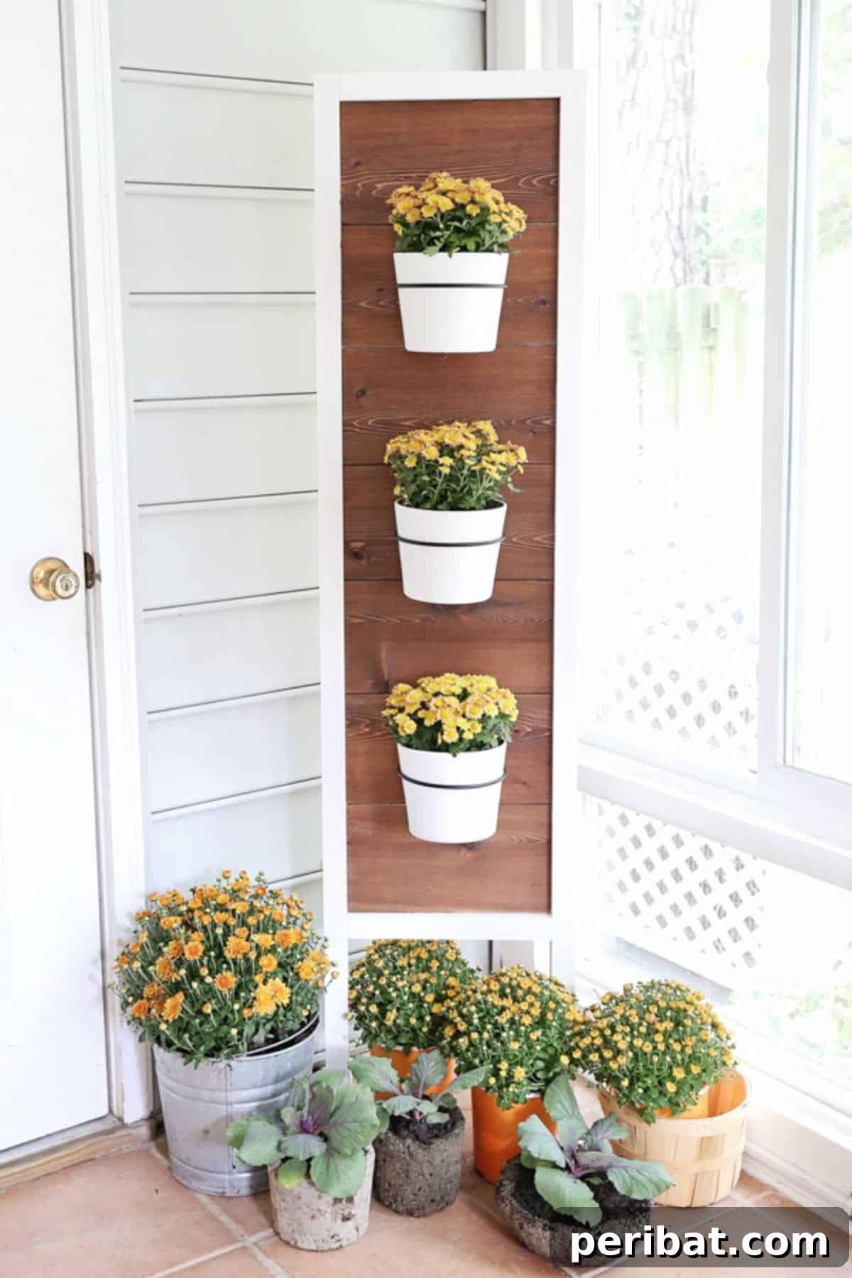 DIY Vertical Plant Stand