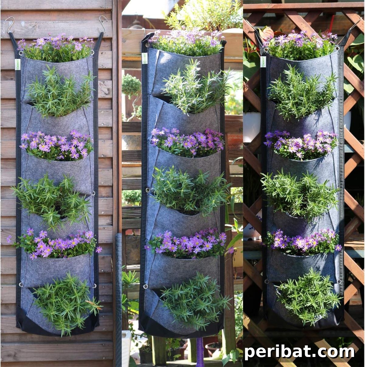 6-Pocket Waterproof Hanging Garden for Courtyard or Office