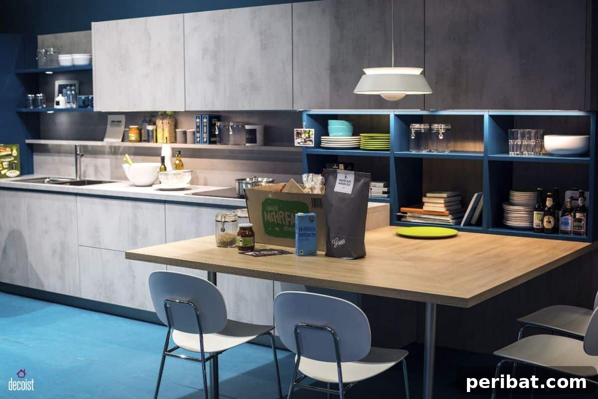 Practical and Stylish Open Shelves
