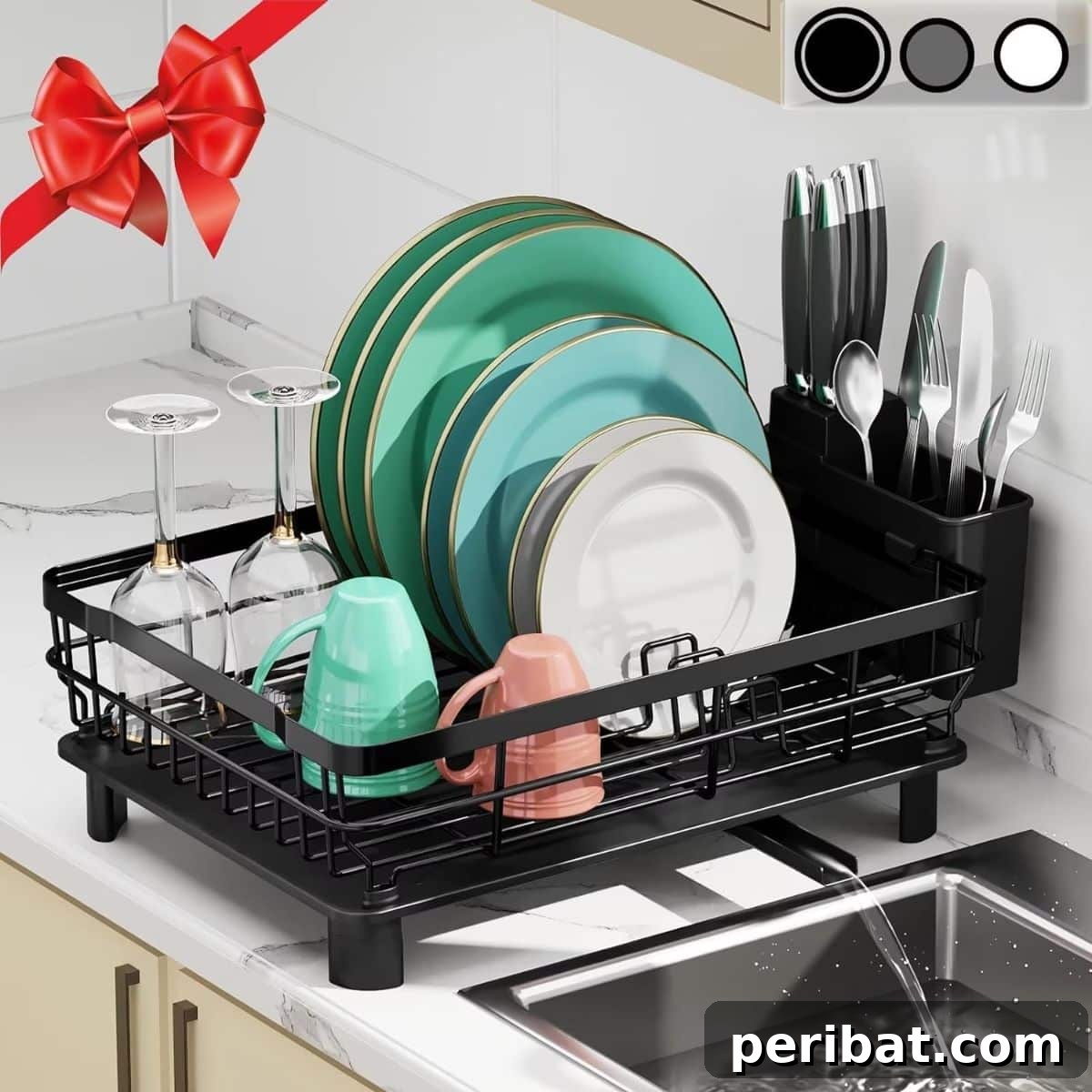 Countertop Metal Dish Drying Rack