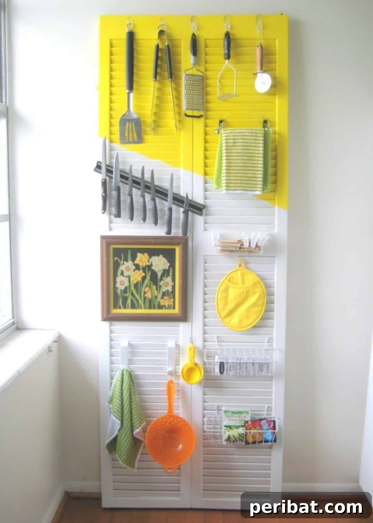 DIY Door Kitchen Organizer