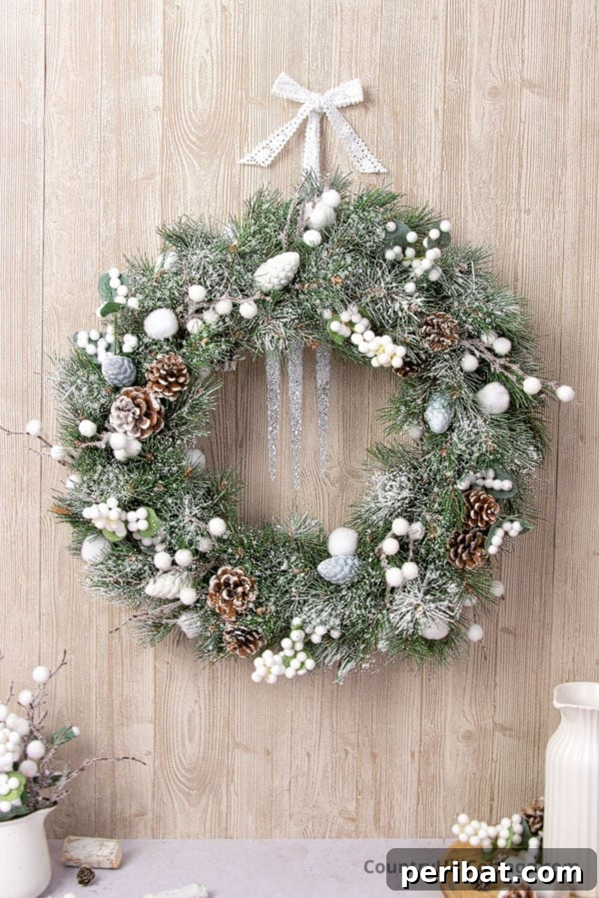 Non-Christmas Winter Wonderland Wreath