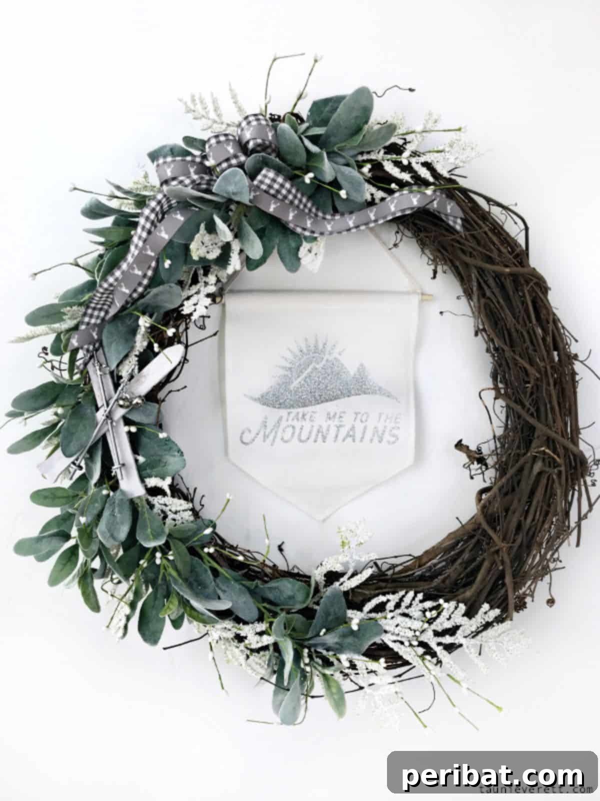 Ski Lovers Winter Wreath