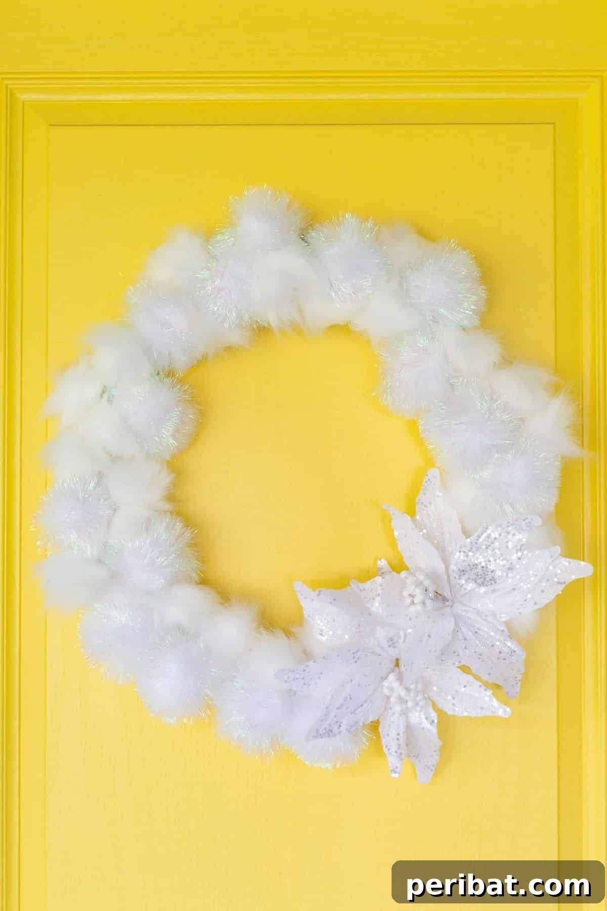 Fluffy Iridescent Wreath