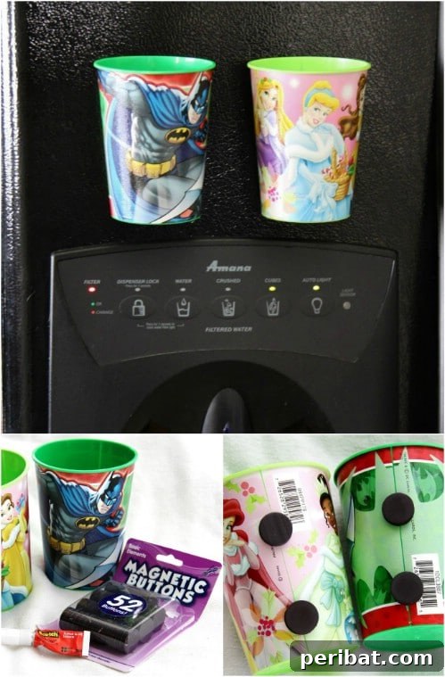 Smart Parenting Shortcuts for a Stress-Free Home 3 Magnet Cups for the Fridge