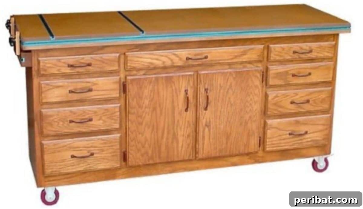 40 DIY Workbench Projects for Your Workshop 11 Bob’s Mobile Workbench