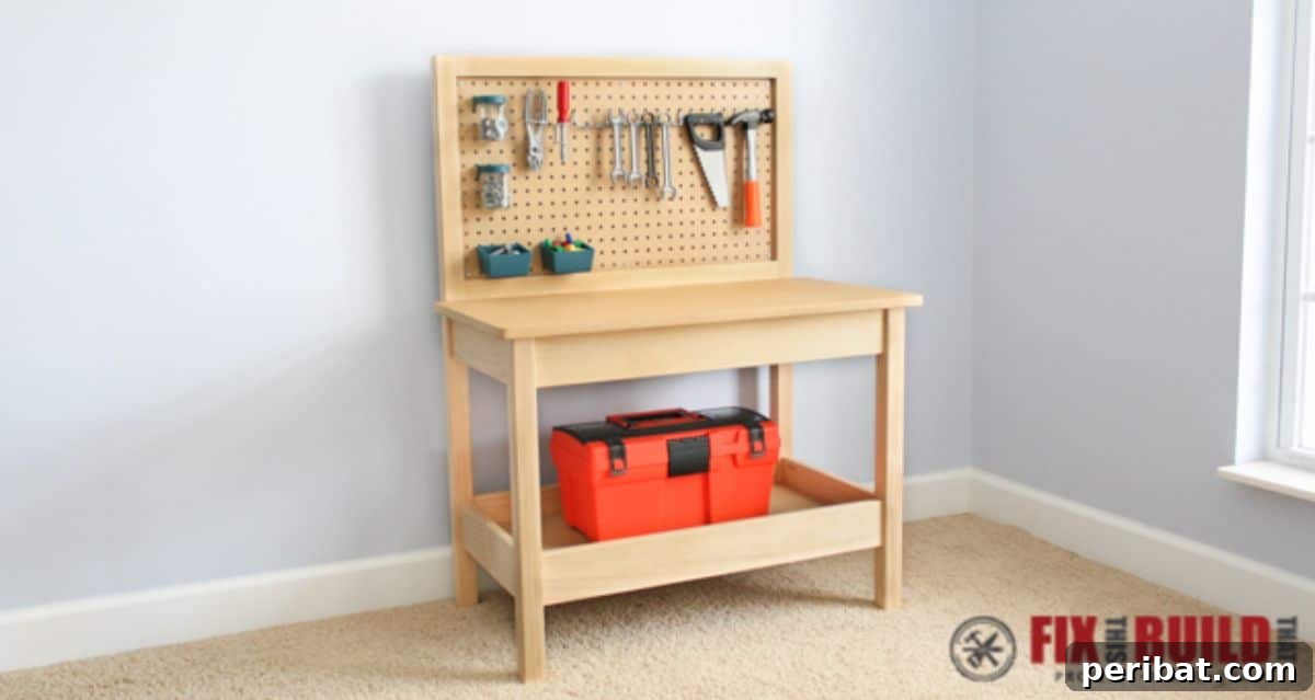 40 DIY Workbench Projects for Your Workshop 13 DIY Kids Workbench