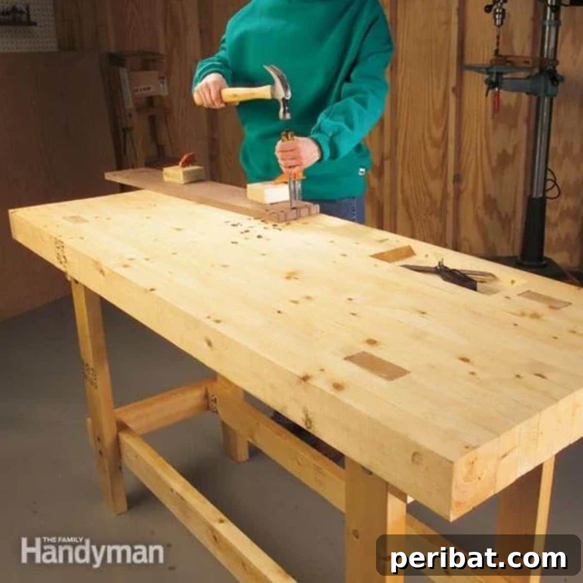 40 DIY Workbench Projects for Your Workshop 17 Workbench On A Budget