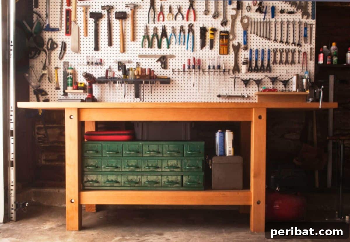 40 DIY Workbench Projects for Your Workshop 19 Ultimate Garage Workbench