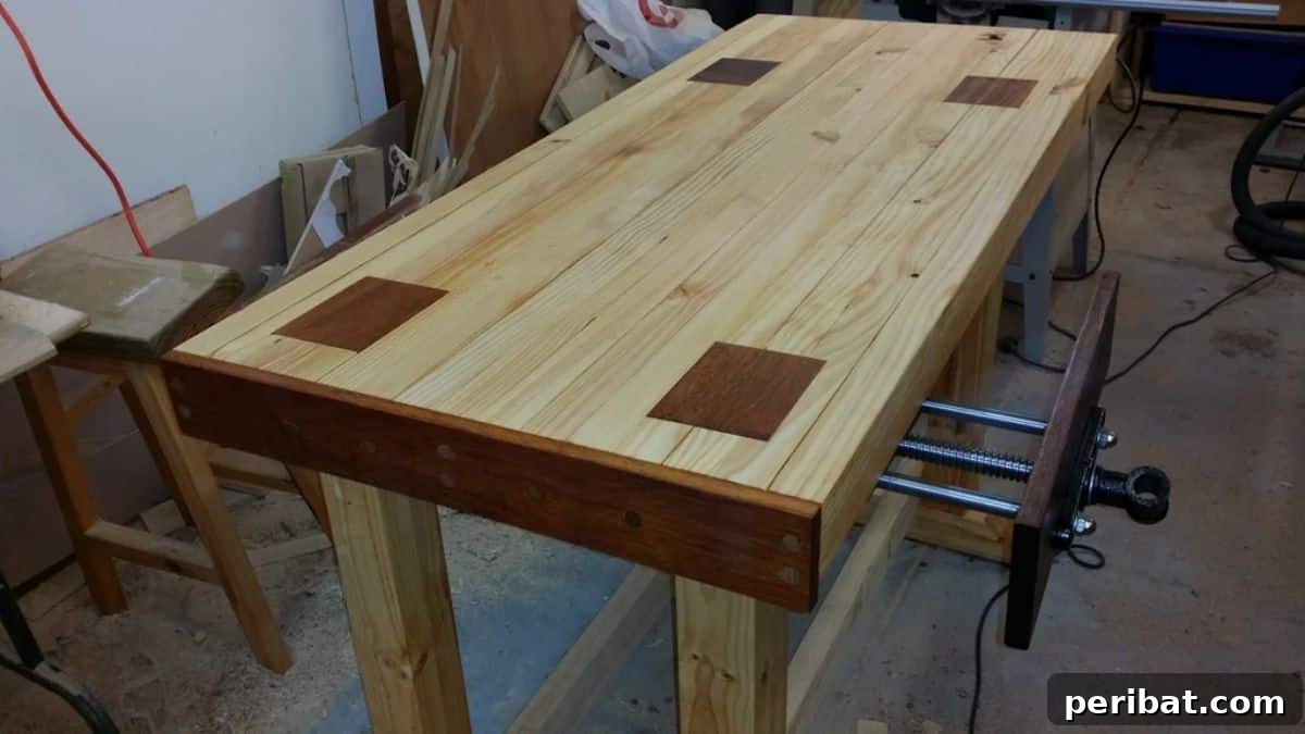 40 DIY Workbench Projects for Your Workshop 31 Solid and Cheap 2x4 Workbench