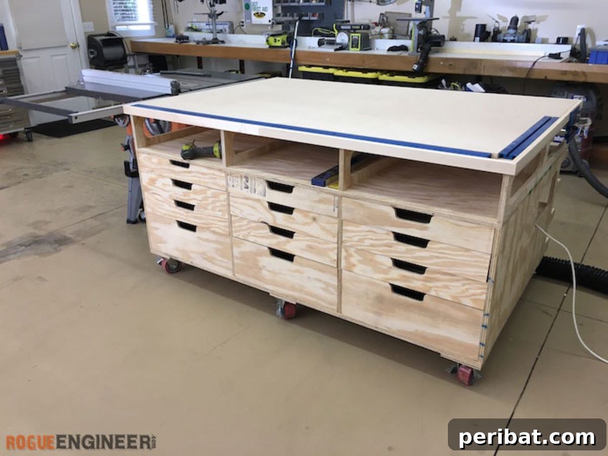 40 DIY Workbench Projects for Your Workshop 37 The Ultimate Workstation Workbench