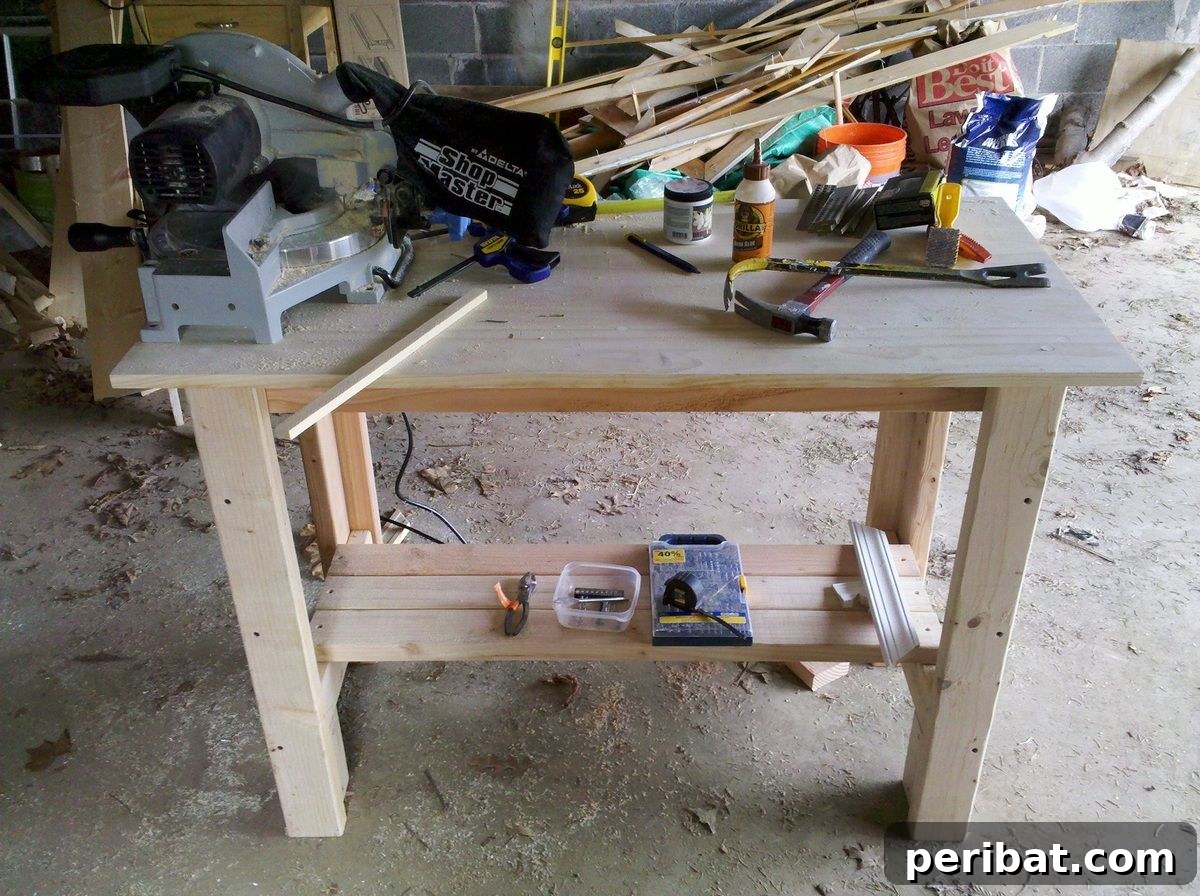 40 DIY Workbench Projects for Your Workshop 9 Sturdy Workbench