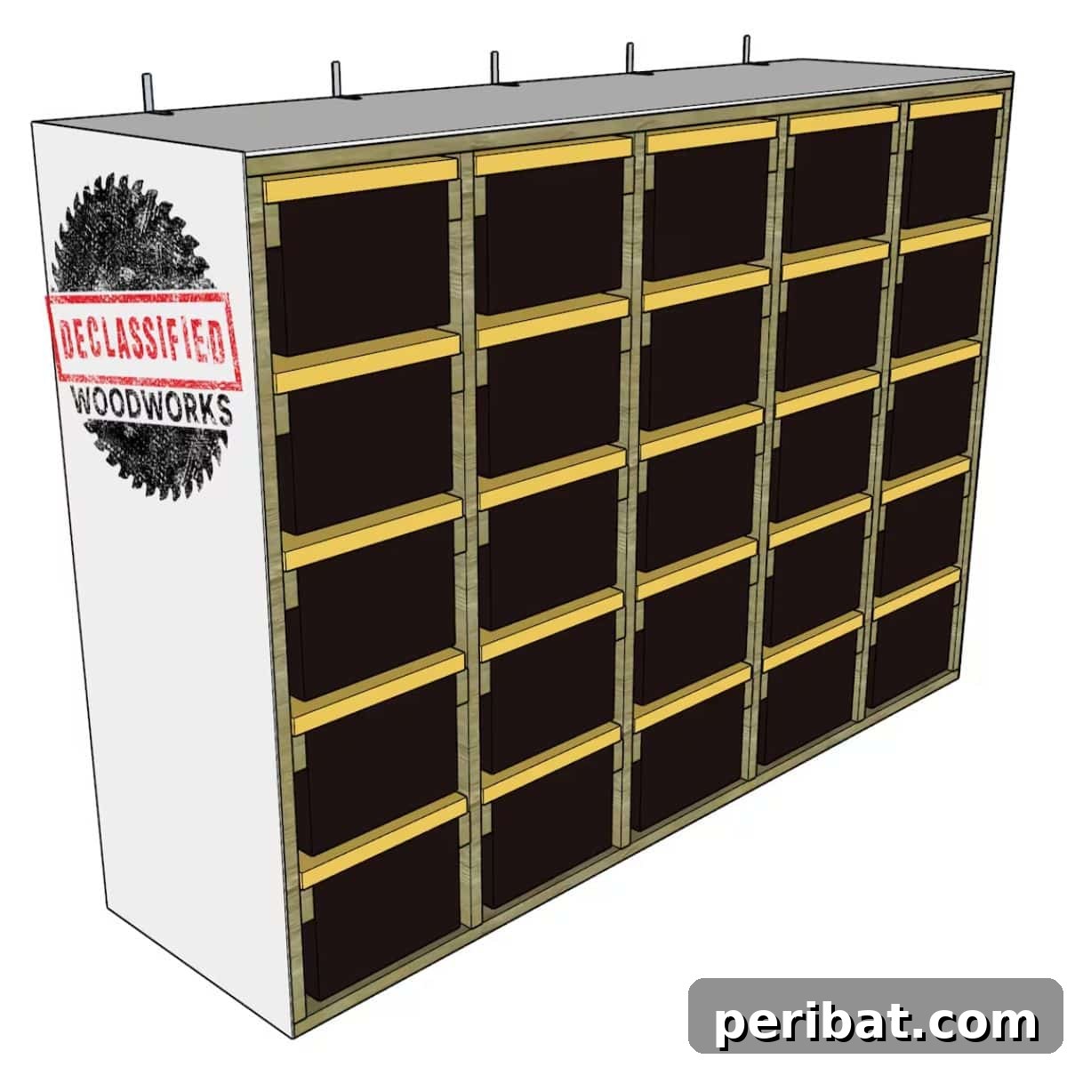 Mastering Tote Clutter: 31 DIY Hacks and Product Picks 32 Lowes 25-Tote Storage System