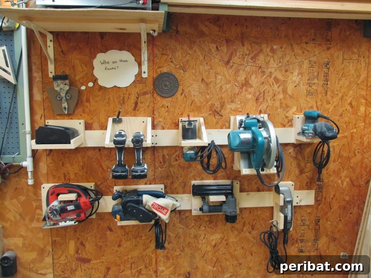 Smart Power Tool Storage Solutions 17 Easy DIY Power Tool Storage Station