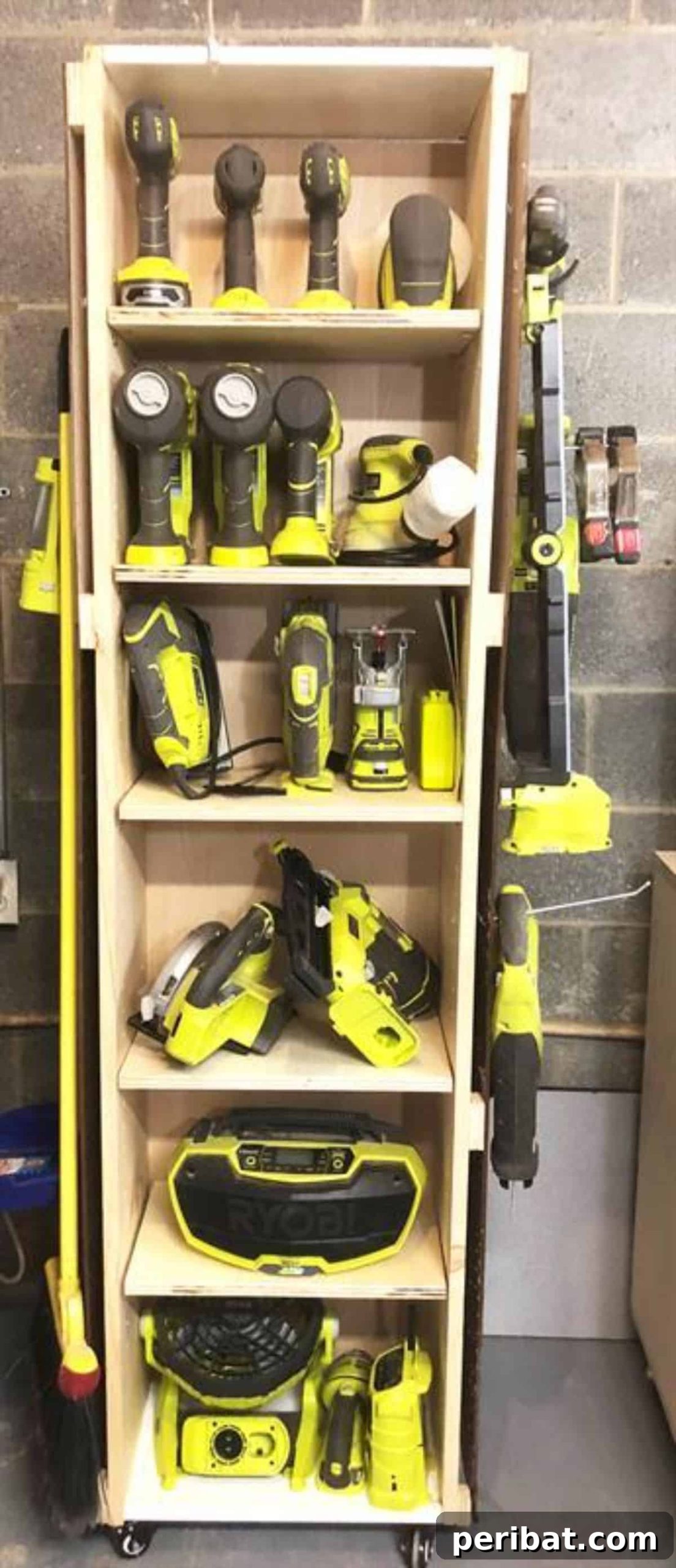 Smart Power Tool Storage Solutions 20 Mobile Power Tool Storage Unit