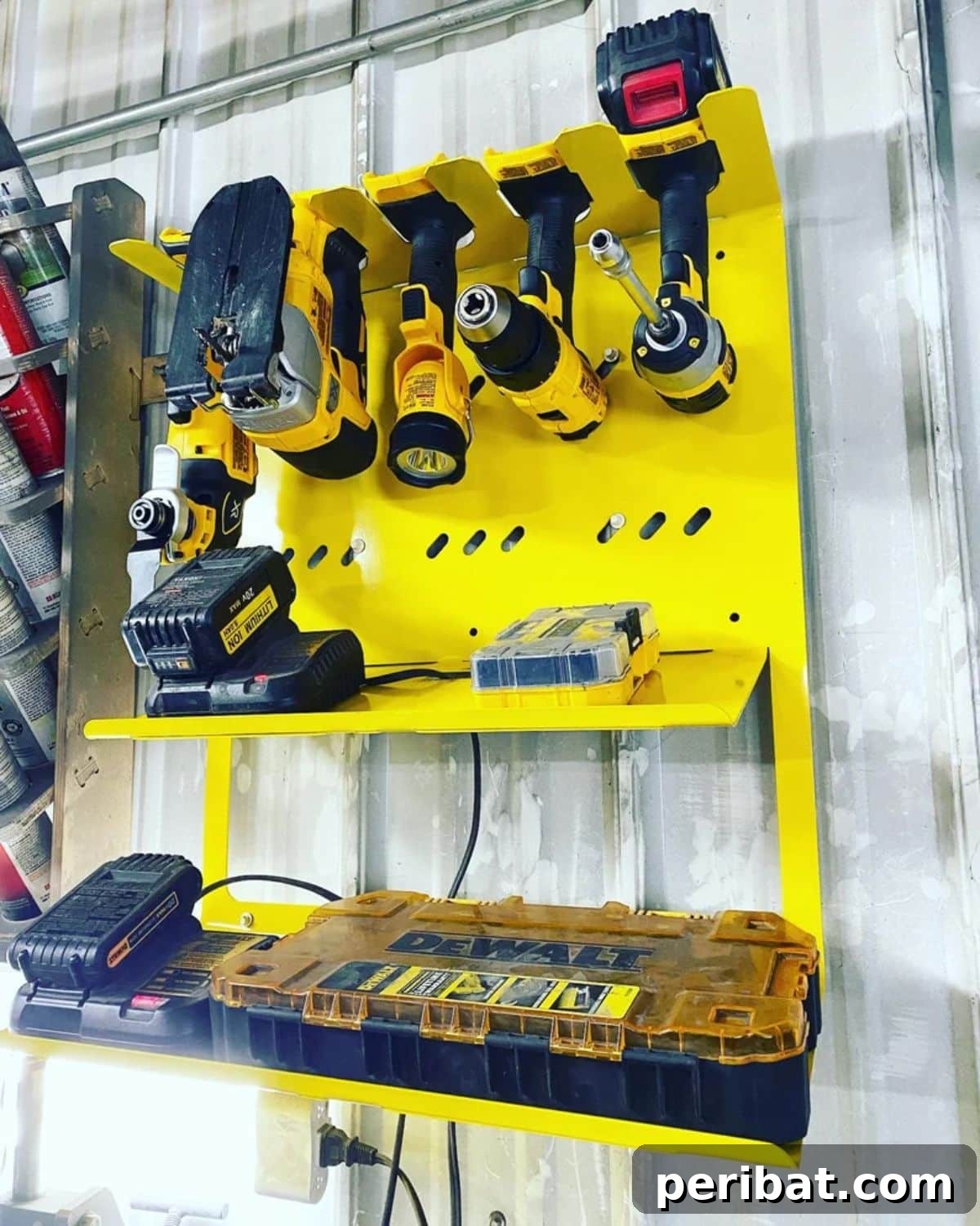 Smart Power Tool Storage Solutions 23 Power Tool Charging Station and Storage Holder