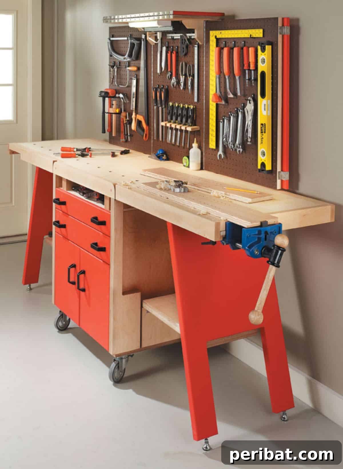 Smart Power Tool Storage Solutions 25 Shop-in-a-Box Work Surface with Tool Storage