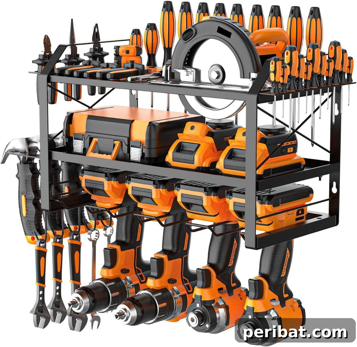 Smart Power Tool Storage Solutions 32 Bovkeoy Power Tool Organizer Wall Mount for Tool Storage
