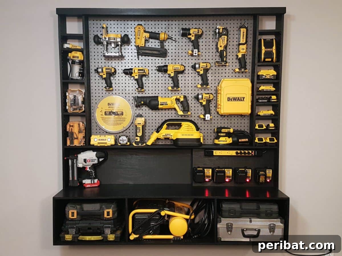 Smart Power Tool Storage Solutions 34 DIY Power Tool Storage W/ Charging Station